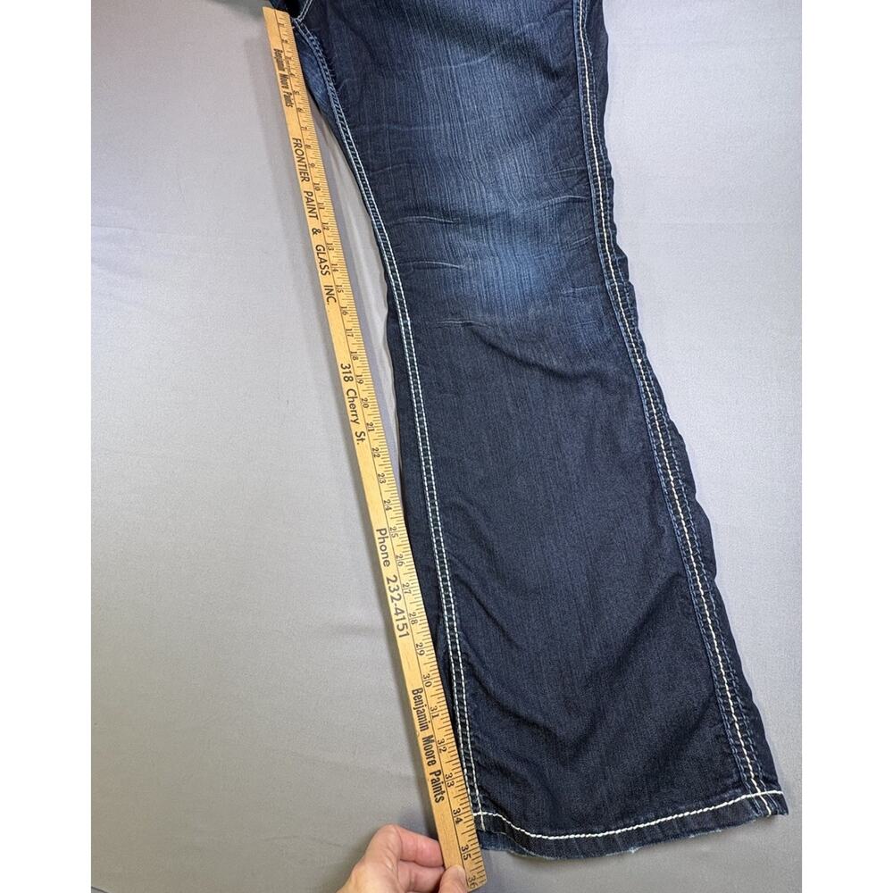 Silver Jeans Co Frances Dark Wash Denim Jeans Women’s Size 18 Inseam 35 - Picture 5 of 11